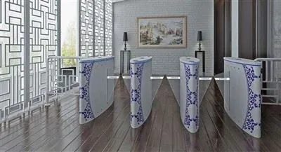 Portone della barriera della falda dell'aeroporto